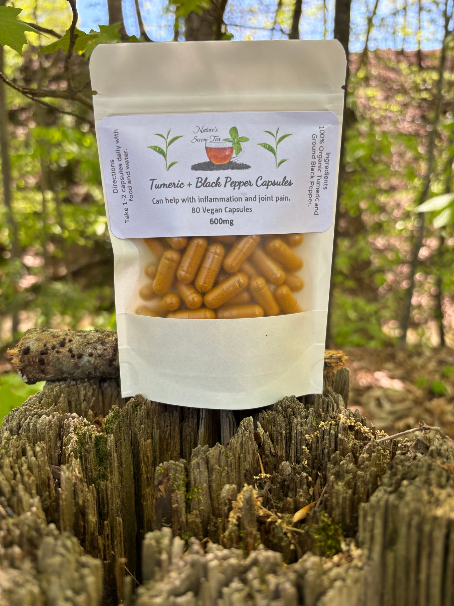 Turmeric and Black Pepper Capsules