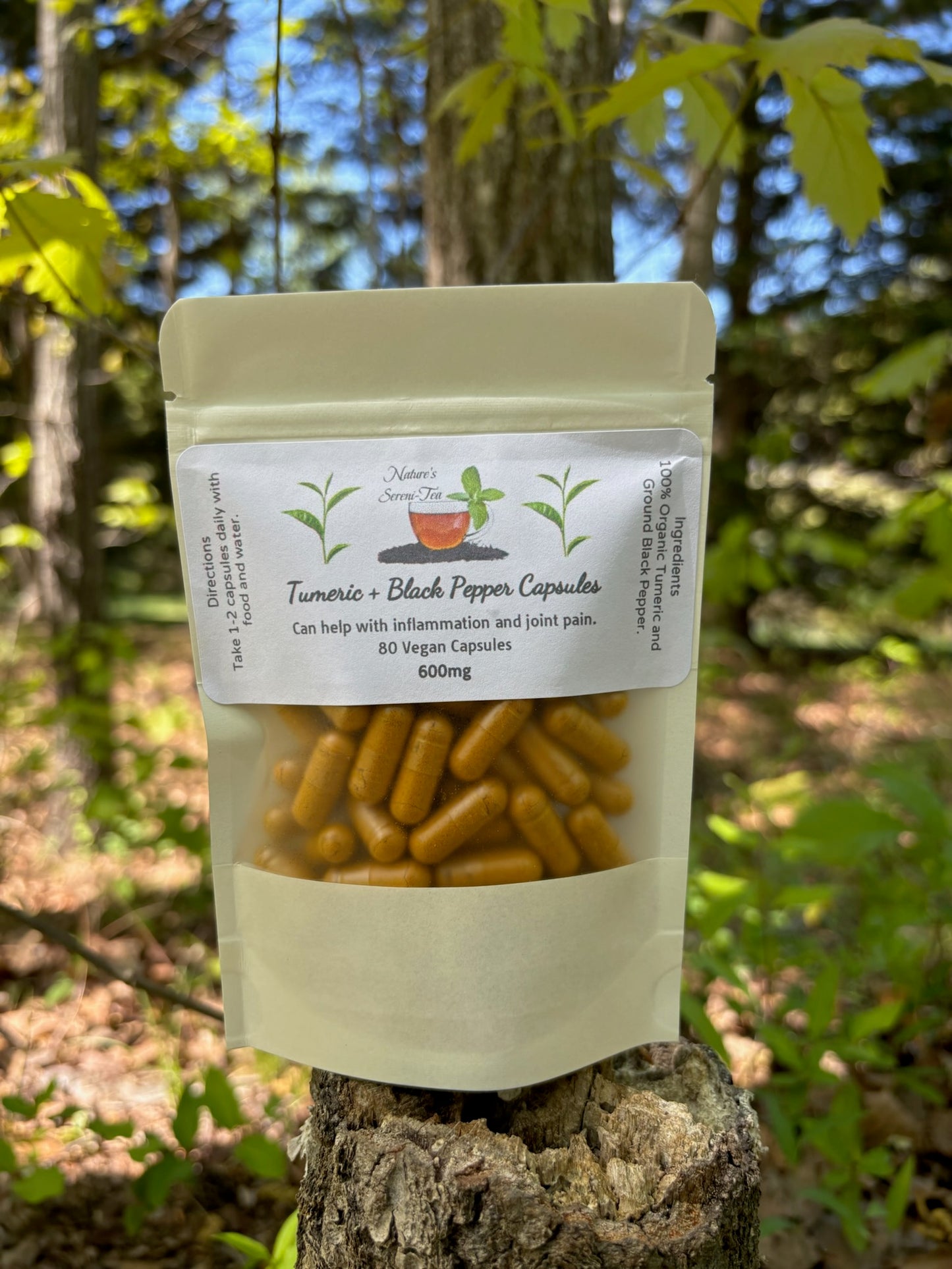 Turmeric and Black Pepper Capsules