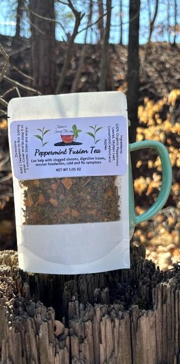 Suisoen Tea Peppermint Fusion Tea - Refreshing Herbal Blend for Digestion – Nature ...