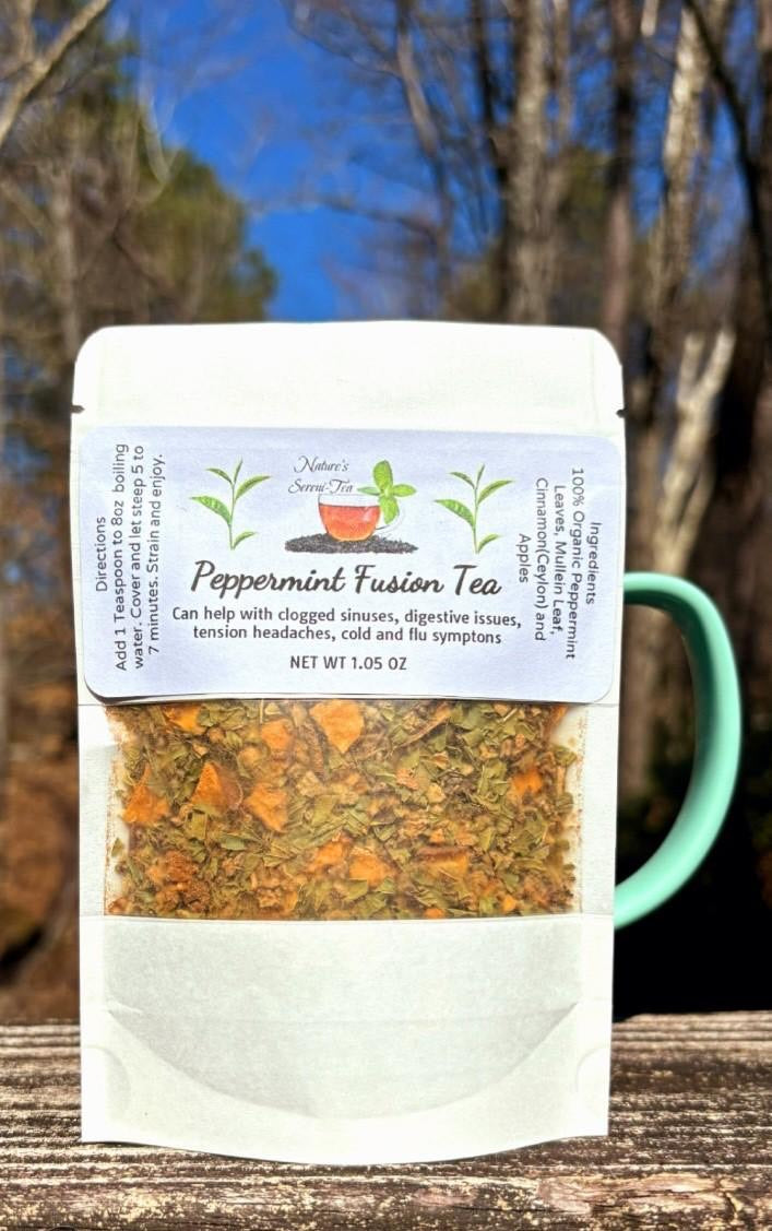Suisoen Tea Peppermint Fusion Tea - Refreshing Herbal Blend for Digestion – Nature ...