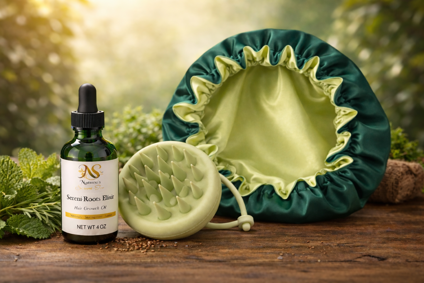 Sereni-Roots Elixir Bundle - Hair Growth Oil & Scalp Care Ritual